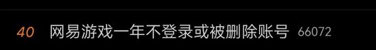 “一年不登录账号或被删”？网易游戏被骂上热搜，网友：删号前请先退款