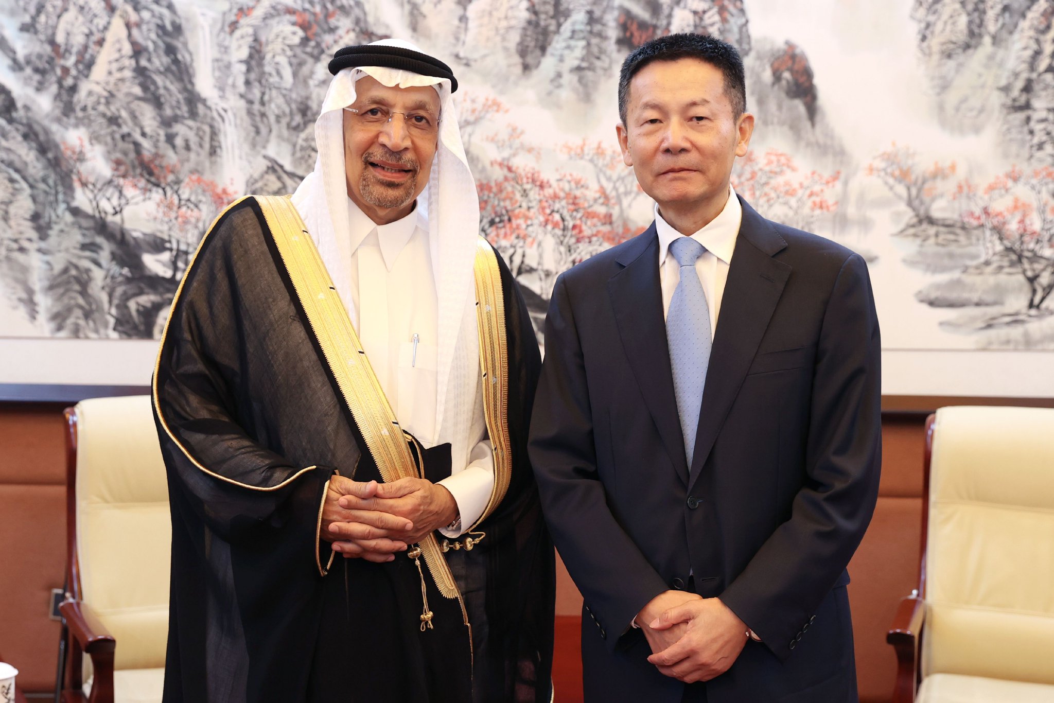 证监会主席吴清会见沙特投资大臣法利赫